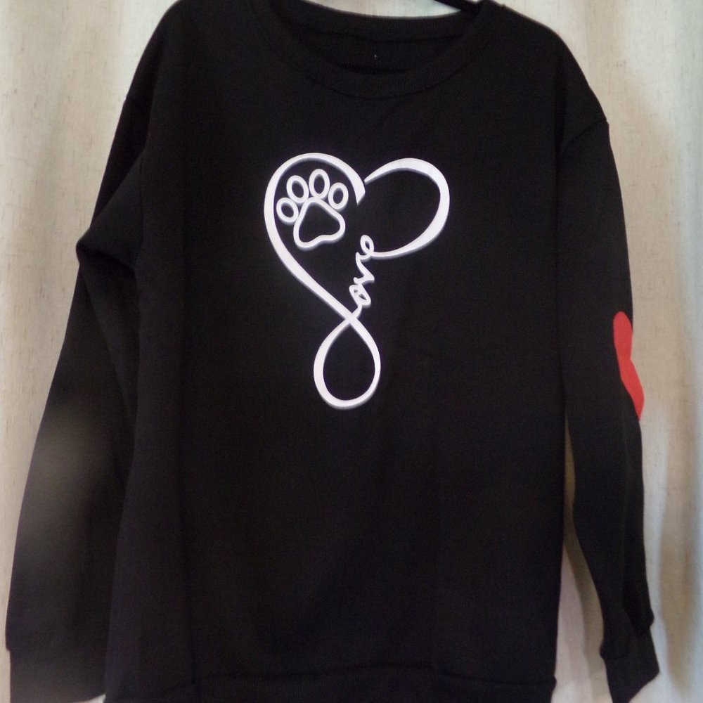 Infinity Love Paws Sweatshirt